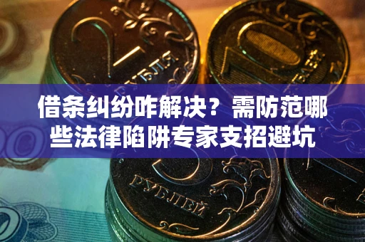济南借条纠纷咋解决？需防范哪些法律陷阱专家支招避坑