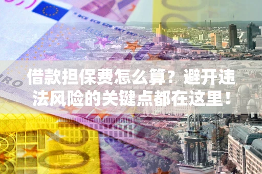 济南借款担保费怎么算？避开违法风险的关键点都在这里！