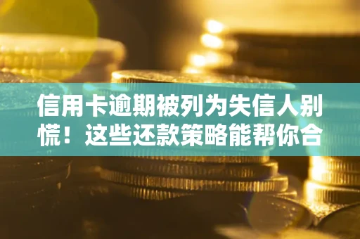 济南信用卡逾期被列为失信人别慌！这些还款策略能帮你合法止损