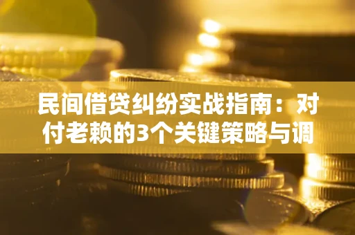 济南民间借贷纠纷实战指南：对付老赖的3个关键策略与调解盲区解析