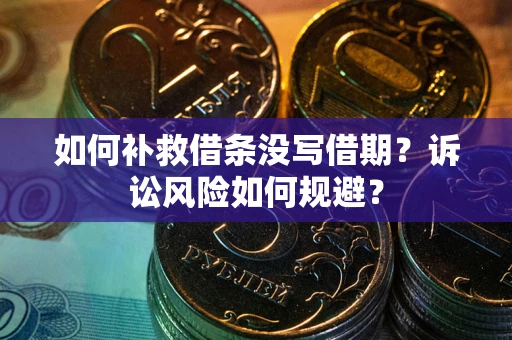 济南如何补救借条没写借期？诉讼风险如何规避？