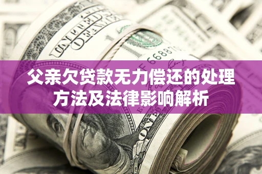 济南父亲欠贷款无力偿还的处理方法及法律影响解析