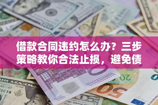 济南借款合同违约怎么办？三步策略教你合法止损，避免债务危机升级